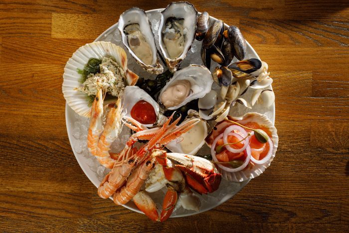 Irish shellfish platter