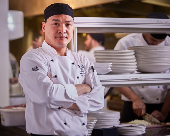 SOLE's Head Chef Oscar Chen