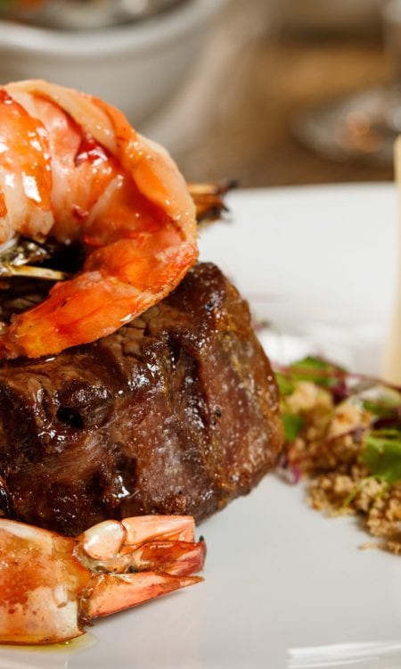 Tasting Menu Dublin - Steak and Lobster Dish