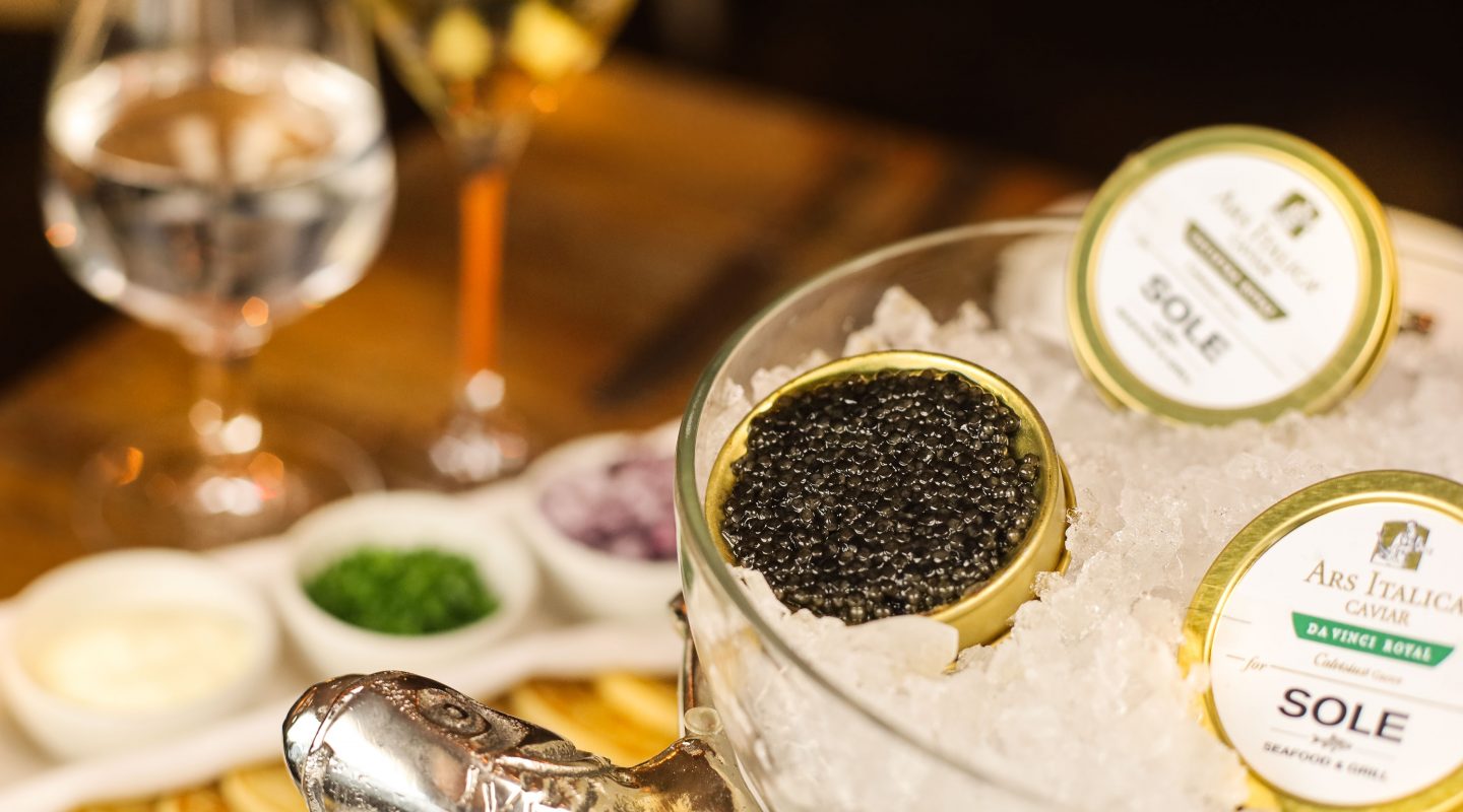 Caviar in Dublin at SOLE Seafood & Grill